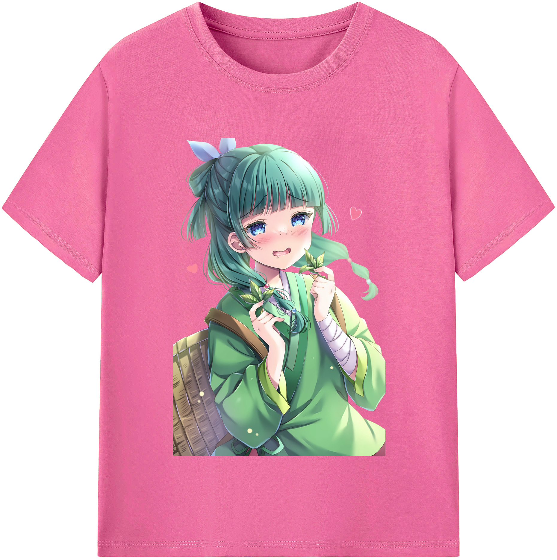 （画像用） 薬屋のひとりごと The Apothecary Diaries レディースカジュアルプリントTシャツ（綿100％）